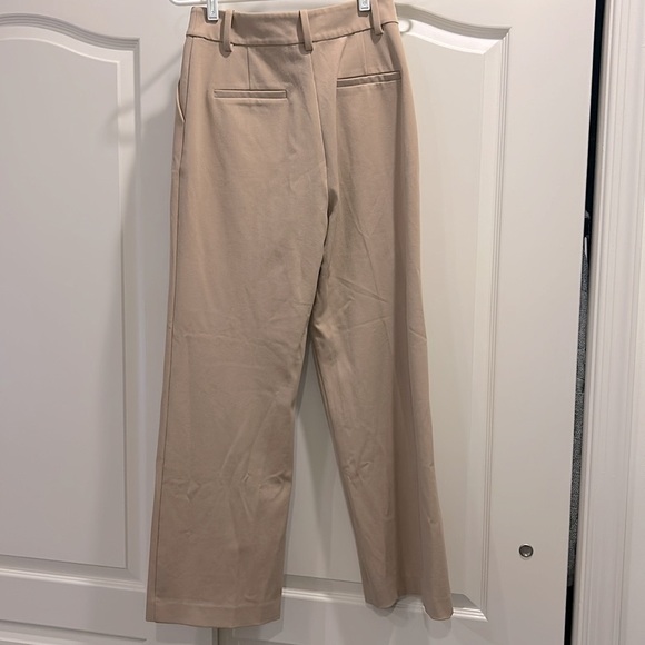 Favorite Daughter The Favorite High Waisted Wide Leg Pant Khaki Slacks - Picture 8 of 9